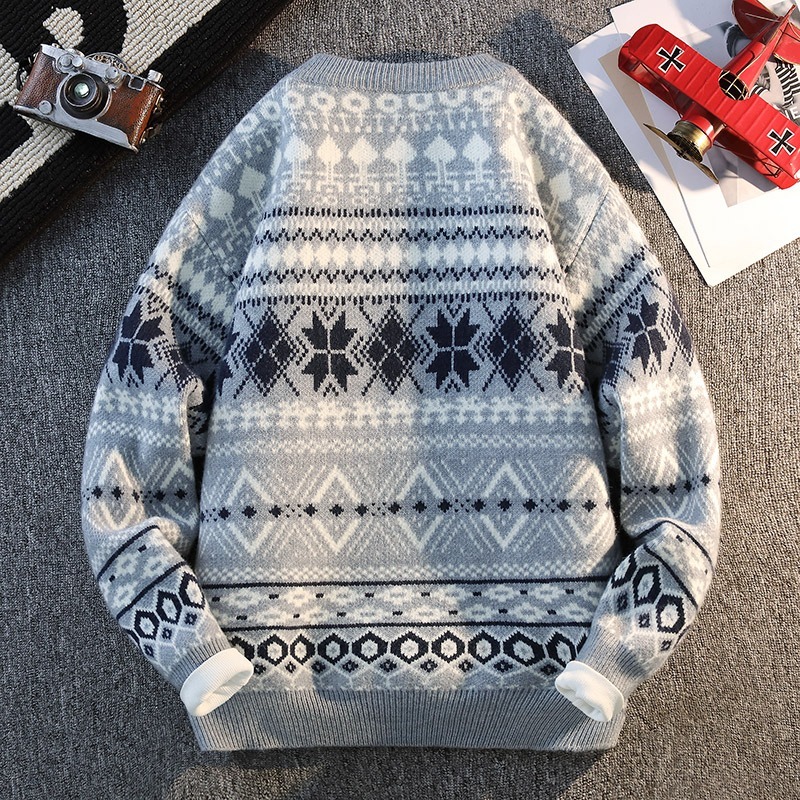 Ethnic Fashion Men - Jersey de otoño e invierno para