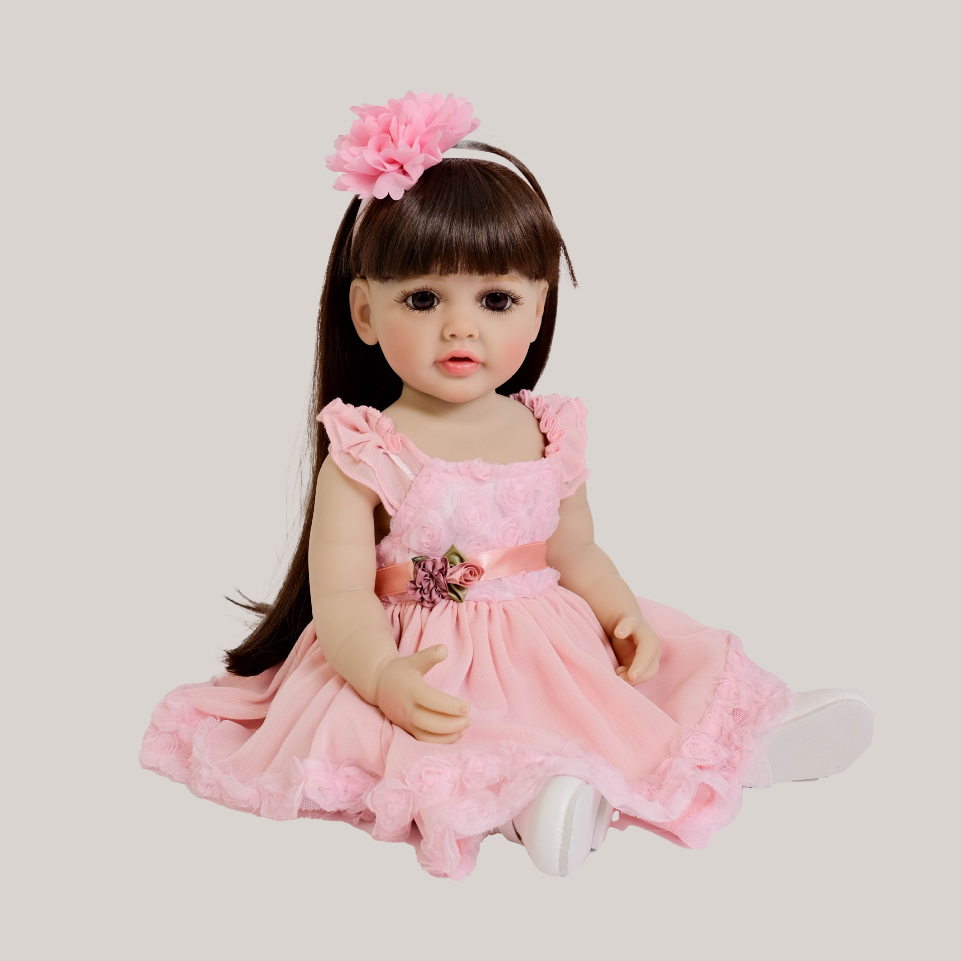 Kids Ethnic Fashion - Lindo 55 cm de pelo largo