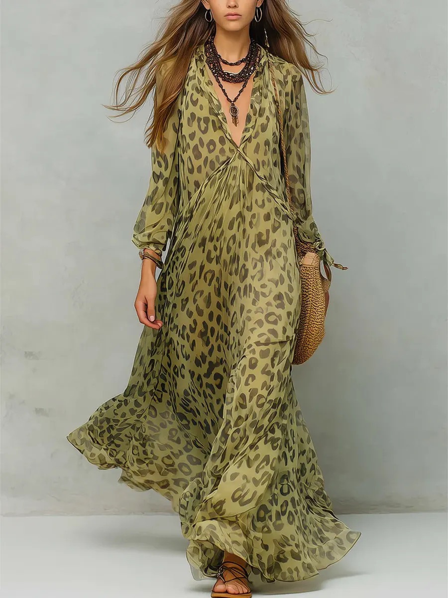 Ethnic Fashion Wear - Vestido de Fiesta Elegante con Escote