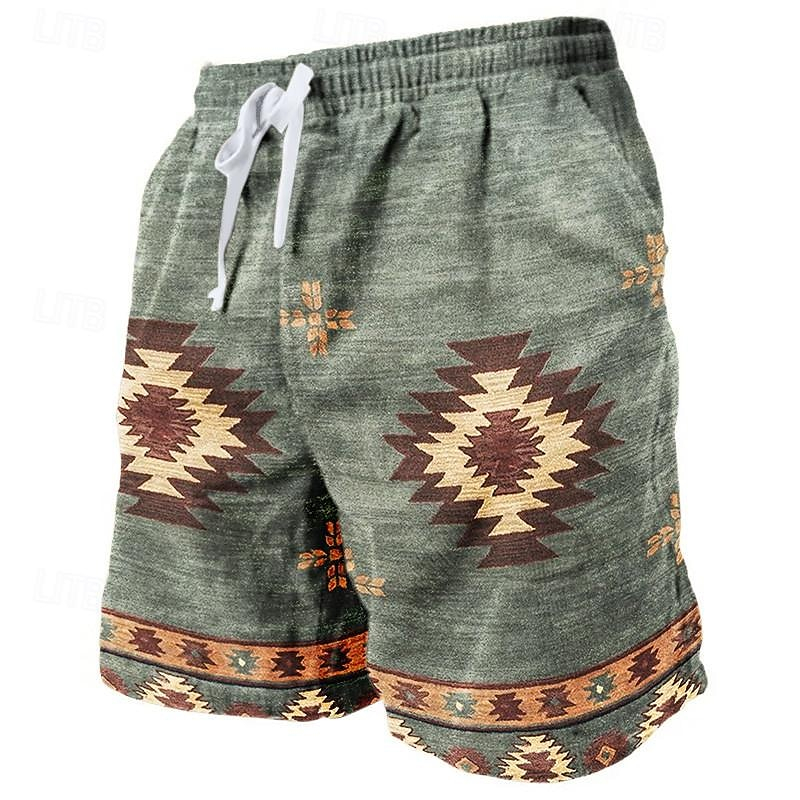 Kids Ethnic Fashion - Pantalones cortos de playa de estilo