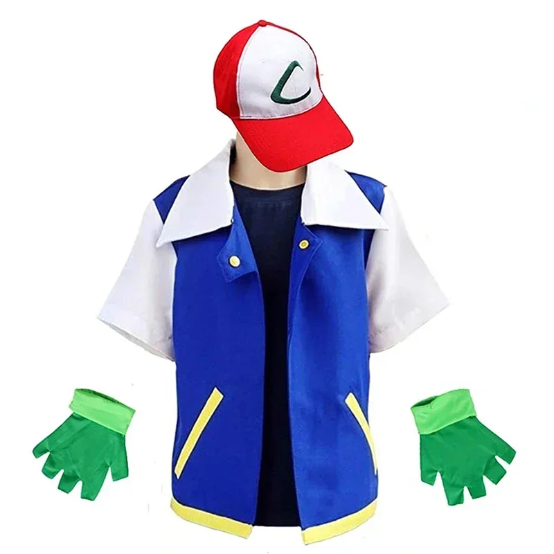 Haori Japanese Jacket - Cosplay Anime Ash Ketchum ropa hombres