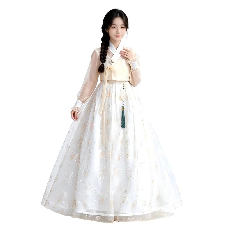 Hanbok Modern Set - Hanbok Coreano Moderno para Mujer, Top