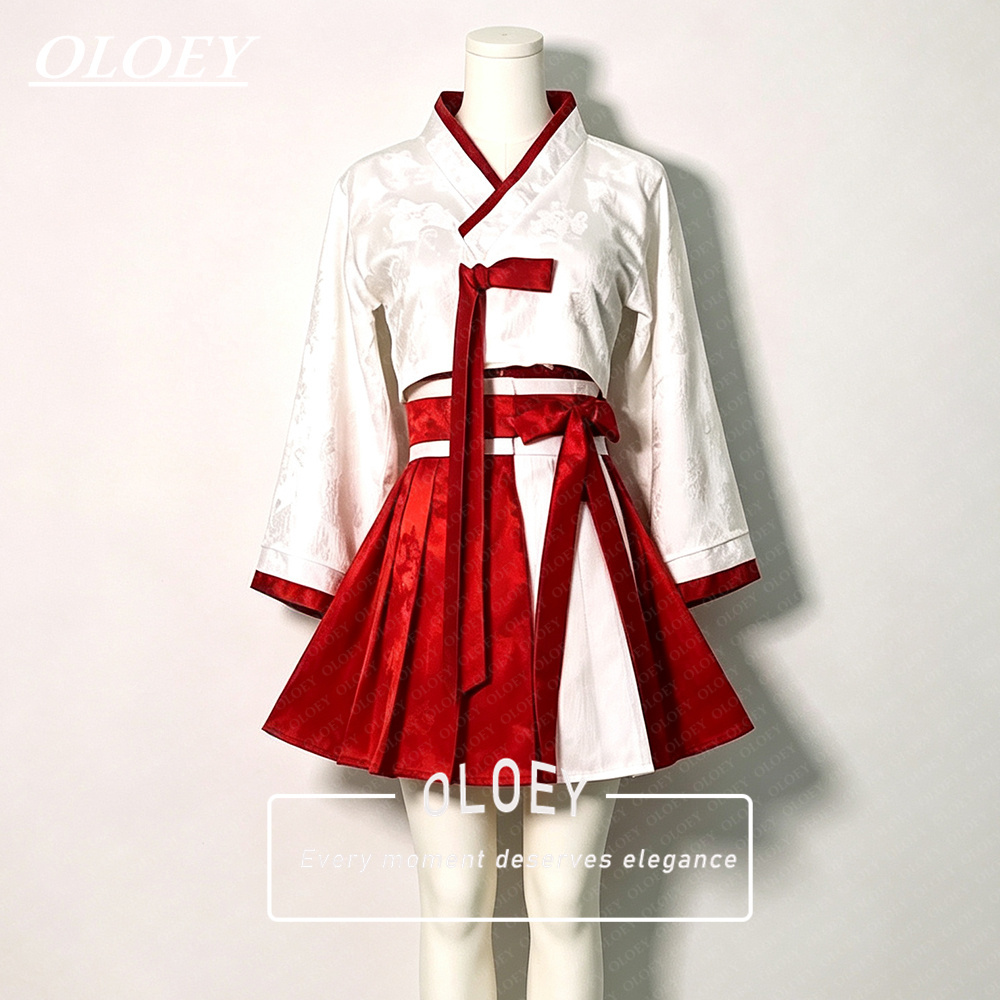 Hanbok Modern Set - OLOEY Conjunto de Hanbok Corto Moderno