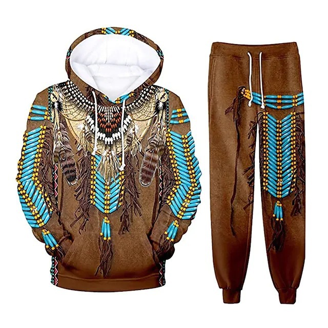 Fashion Ethnic Indian Clothing - Conjuntos de pantalones con capucha y