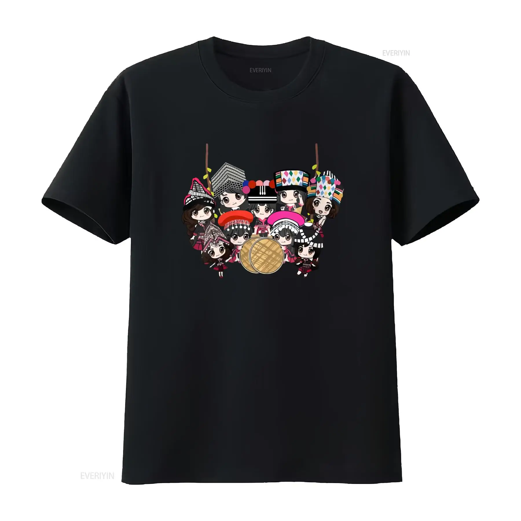Ethnic Wear Men'S Fashion - Camiseta con estampado de dibujos animados