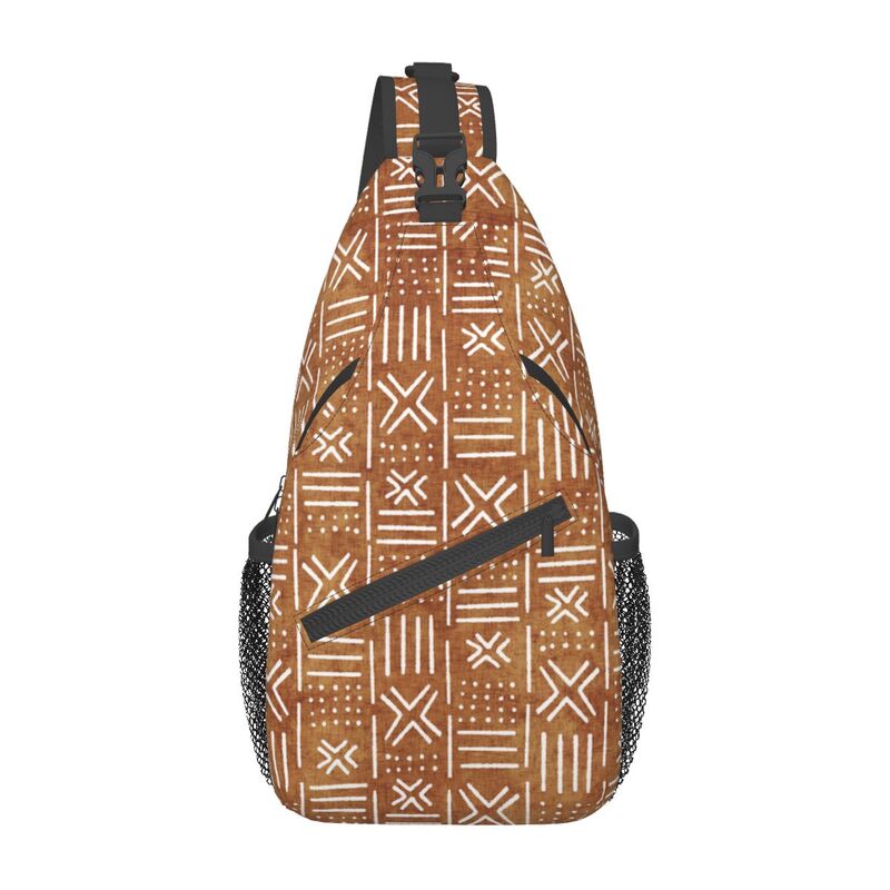 Ethnic Fashion Men - Bogolan-Bolso de hombro con patrón africano