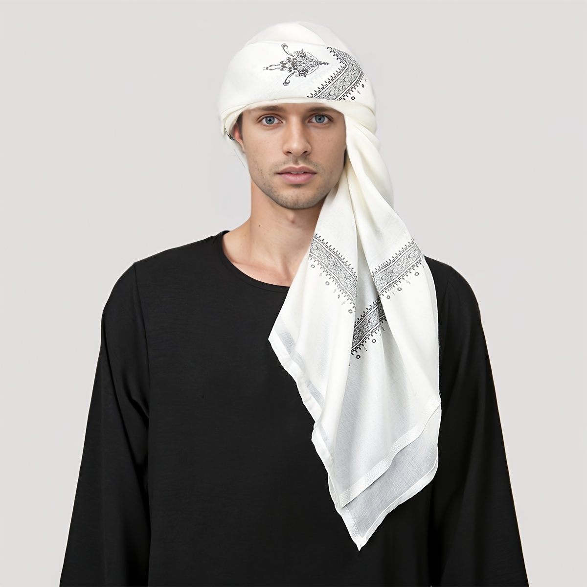 Ethnic Wear Men'S Fashion - Pañuelo para la Cabeza con Estampado