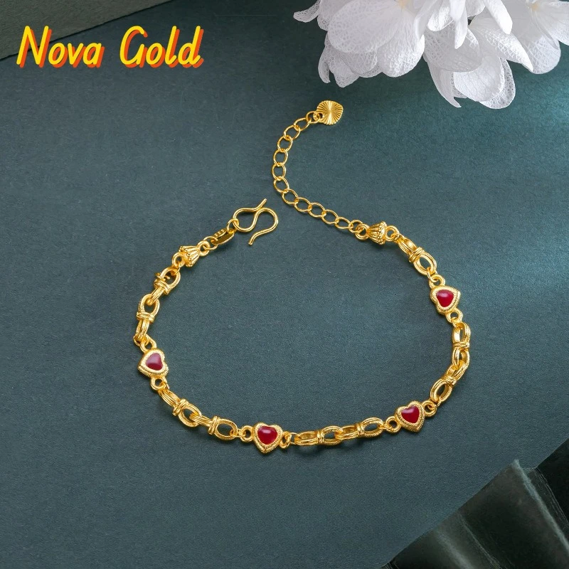 Ethnic Fashion Show - Pulsera NovaGlod 9999 Burning Blue Heart