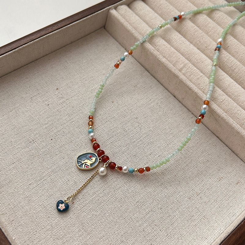 Ethnic Chic Fashion - Nuevo Collar Choker Étnico Chino Vintage