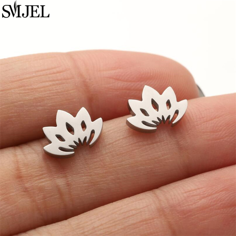 Ethnic Fashion Show - Pendientes Vintage de flor de loto
