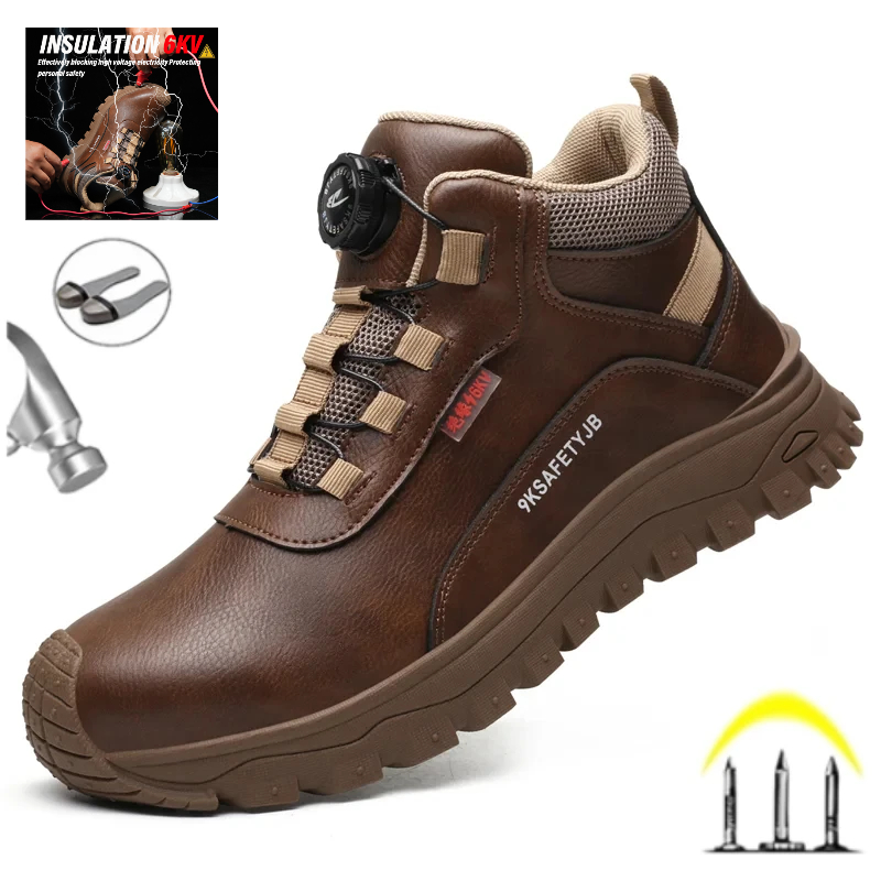 Ethnic Fashion Men - Nuevos Zapatos de Seguridad de Trabajo