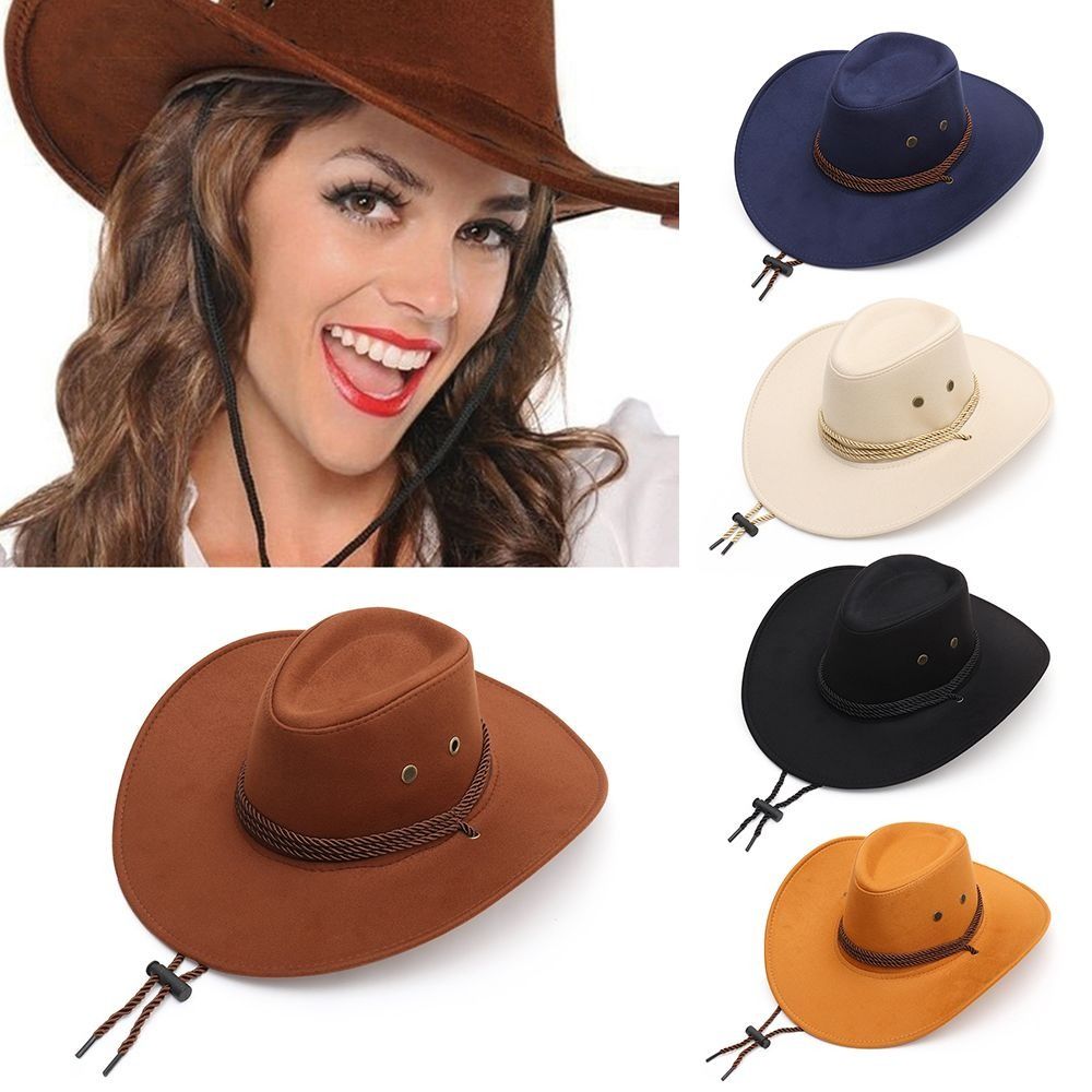 Winter Ethnic Fashion For Women - Sombrero Vaquero Estilo Occidental, Sombrero de