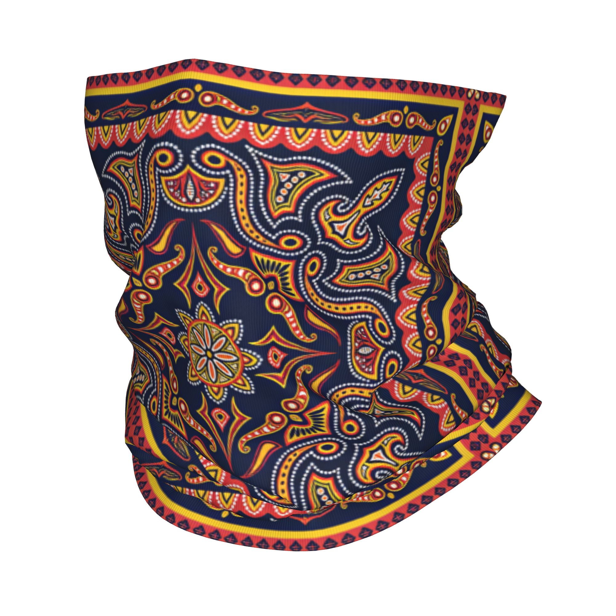 Ethnic Fashion Men - Pasamontañas Étnico con Diseño Tribal Paisley