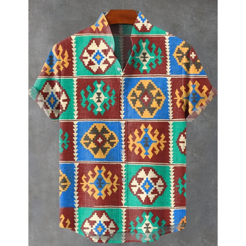 Camisa Retro de lino para homb - Ethnic Wear Men'S Fashion reseña y precio