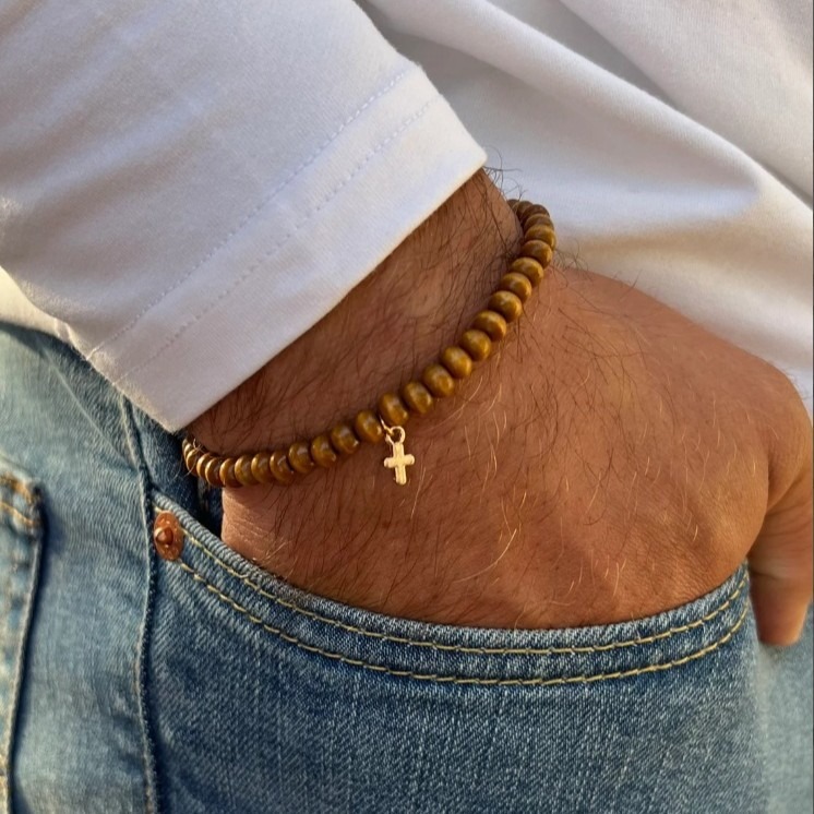 Pulsera de Cuentas de Madera p - Ethnic Wear Men'S Fashion reseña y precio