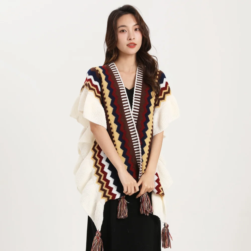 Chal bohemio para mujer, cárdi - Winter Ethnic Fashion For Women reseña y precio