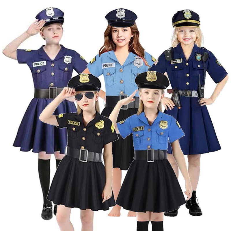Disfraz de Policía para Niñas  - Ethnic Fashion Wear reseña y precio