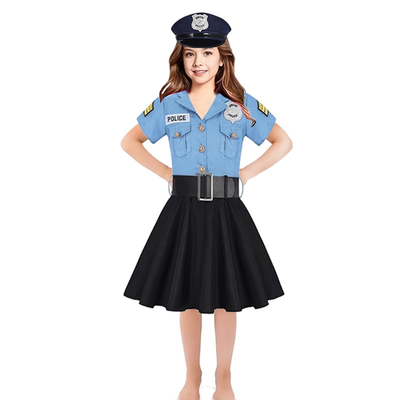 Disfraz de Policía para Niñas  - Ethnic Fashion Wear reseña y precio