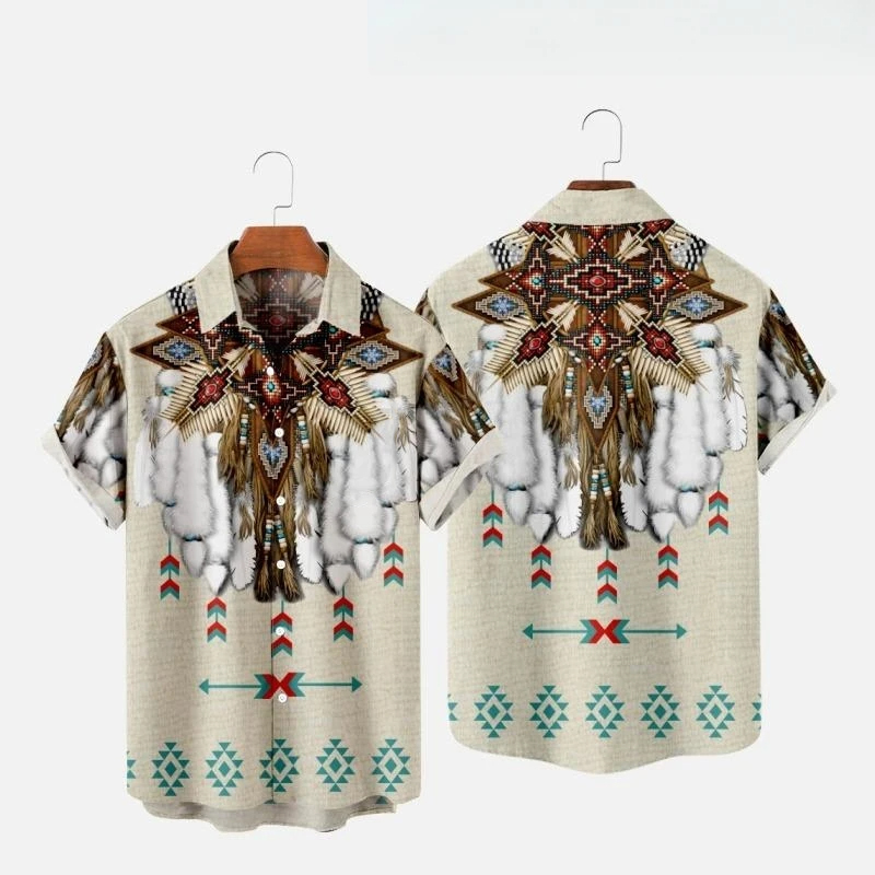 Camisas de playa con estampado - Fashion Ethnic Indian Clothing reseña y precio