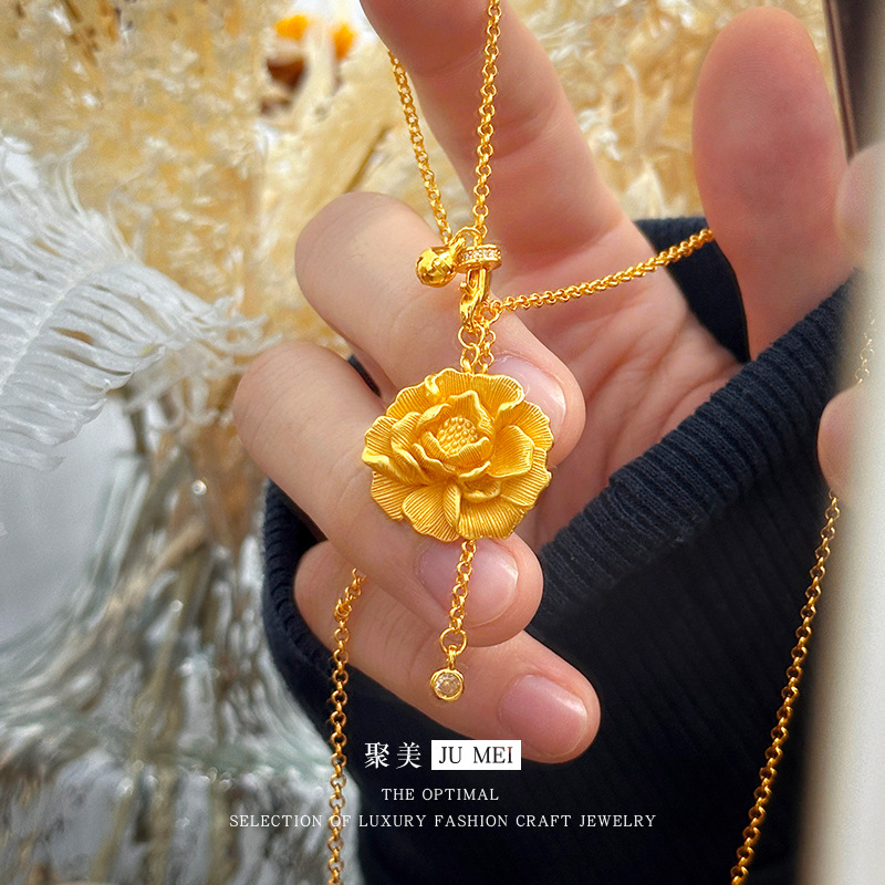 Collar de oro real de 24K, est - Ethnic Fashion Store reseña y precio