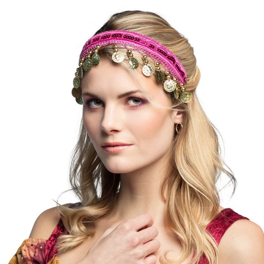 Diadema de Plástico Multicolor - Ethnic Fashion Show reseña y precio