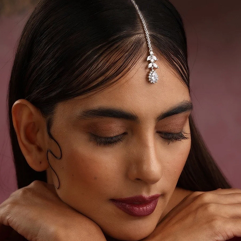 Cadena de diadema elegante con - Ethnic Fashion India reseña y precio