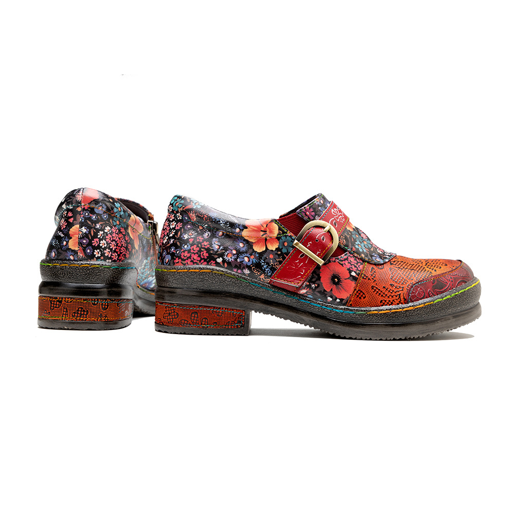Zapatos planos de piel de ovej - Kids Ethnic Fashion reseña y precio