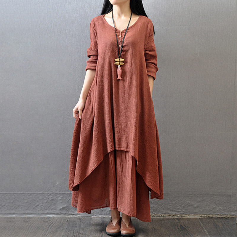 Vestido largo de manga larga p - Fashion Ethnic Indian Clothing reseña y precio