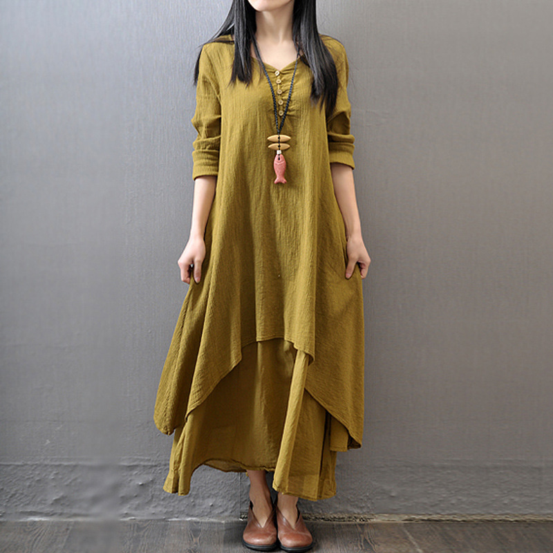 Vestido largo de manga larga p - Fashion Ethnic Indian Clothing reseña y precio