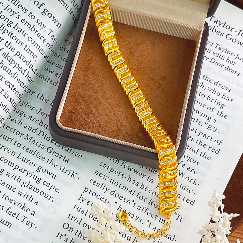 Pulsera de oro de 24 quilates  - Ethnic Fashion Store reseña y precio
