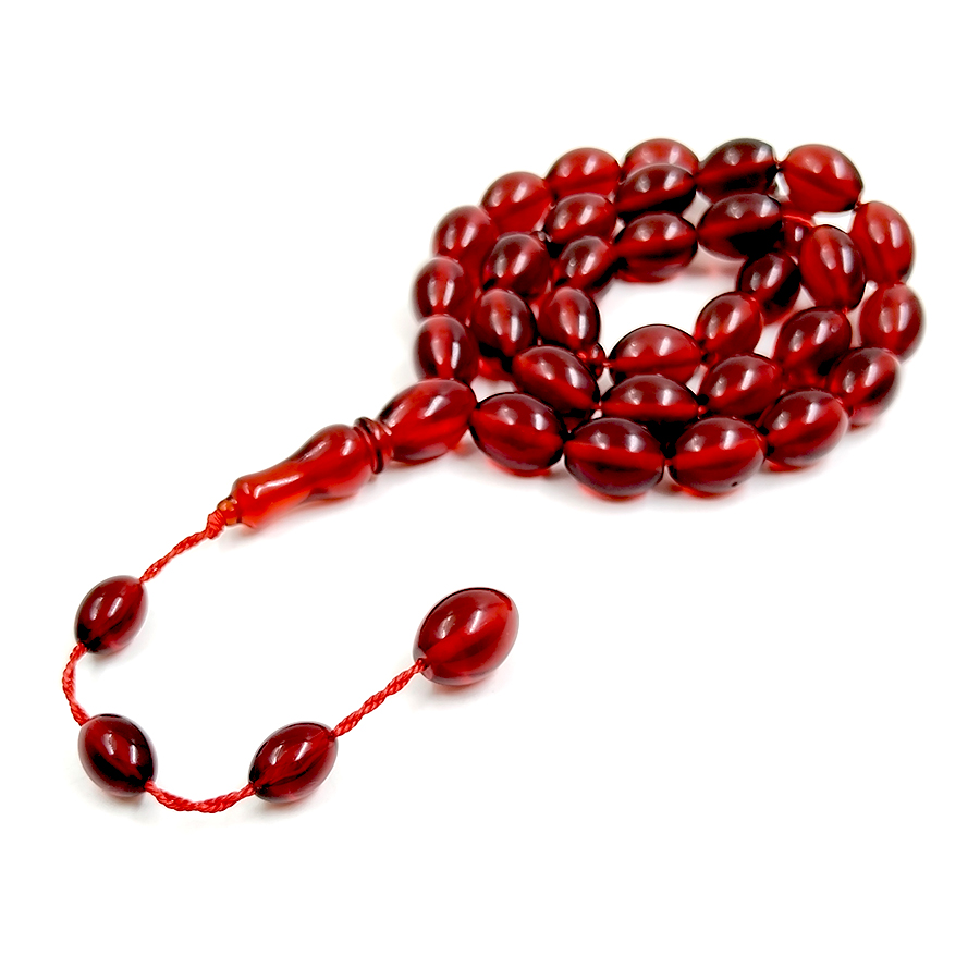 Tasbih de resina roja, pulsera - Ethnic Fashion Store reseña y precio