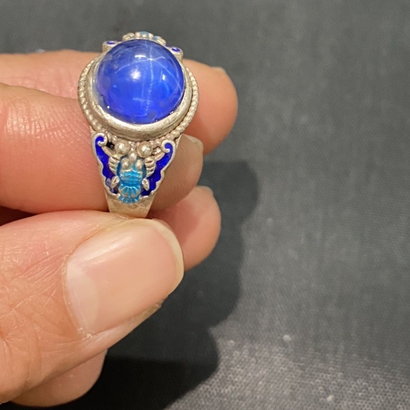 Anillo Abierto Étnico Cloisonn - Ethnic Wear Men'S Fashion reseña y precio