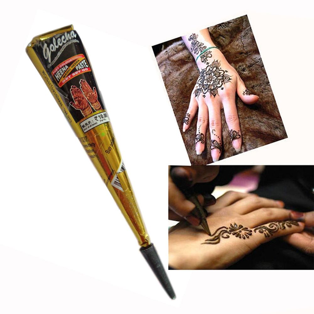 Pasta de tatuaje temporal Natu - Ethnic Fashion India reseña y precio