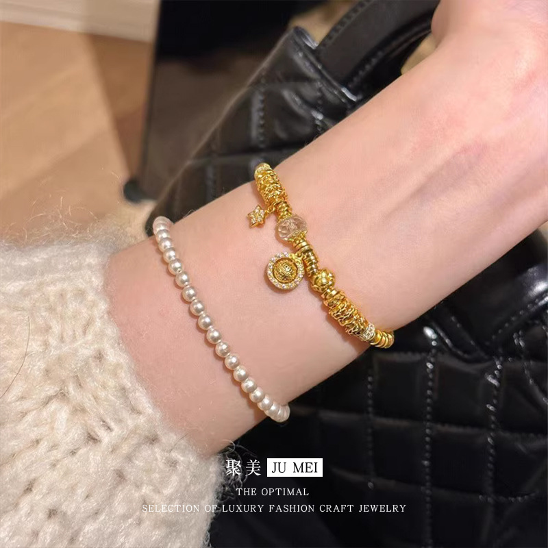 Pulsera de oro real de 24 quil - Ethnic Fashion Store reseña y precio