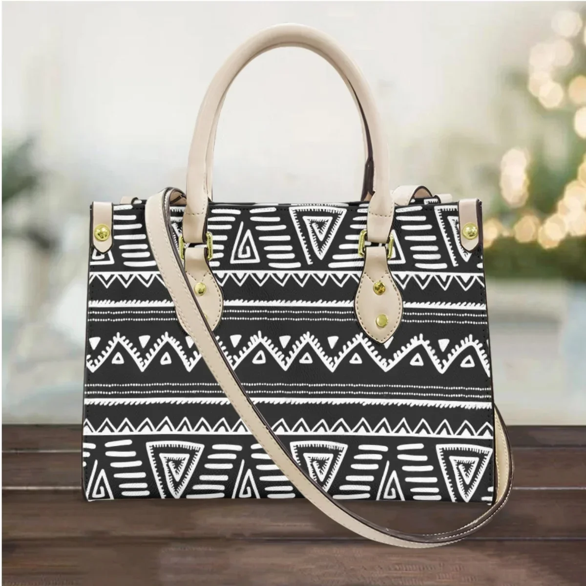 Bolso de Hombro de Cuero PU Ét - Ethnic Chic Fashion reseña y precio