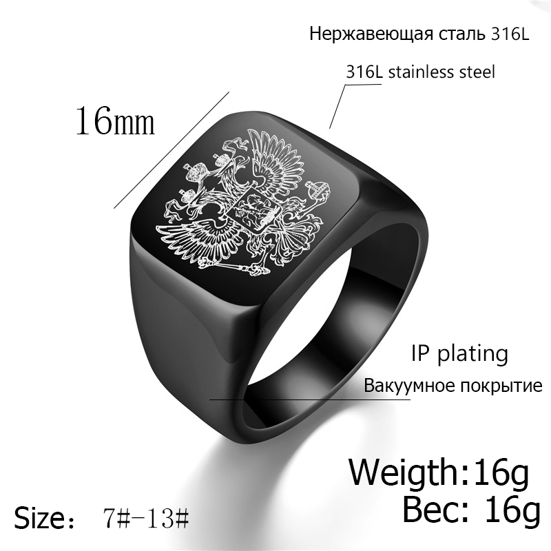 Anillo de dedo grabado ruso co - Ethnic Wear Men'S Fashion reseña y precio