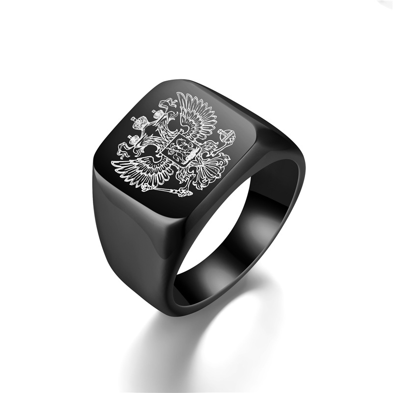 Anillo de dedo grabado ruso co - Ethnic Wear Men'S Fashion reseña y precio