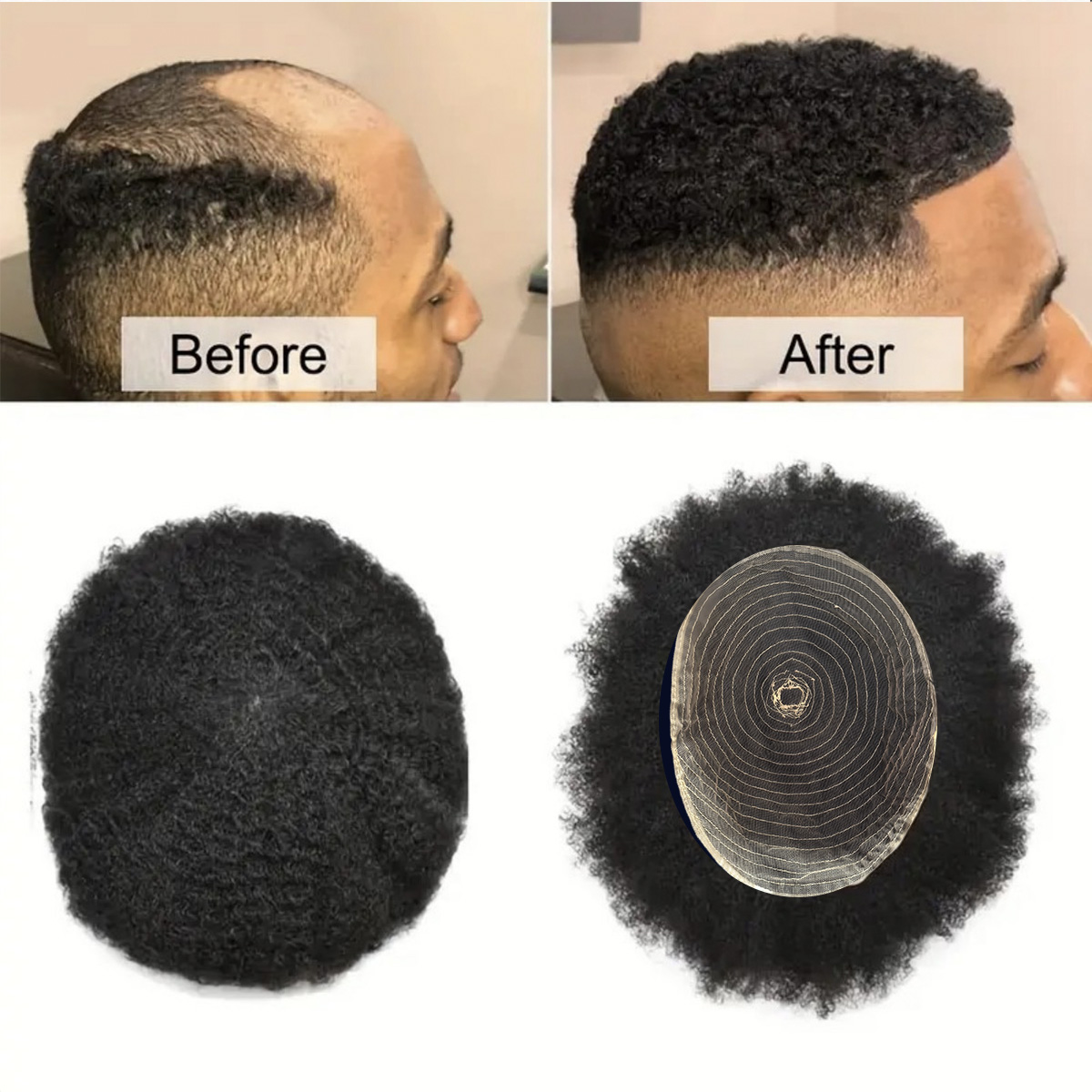 Peluquín de pelo estilo Afro p - Ethnic Fashion India reseña y precio