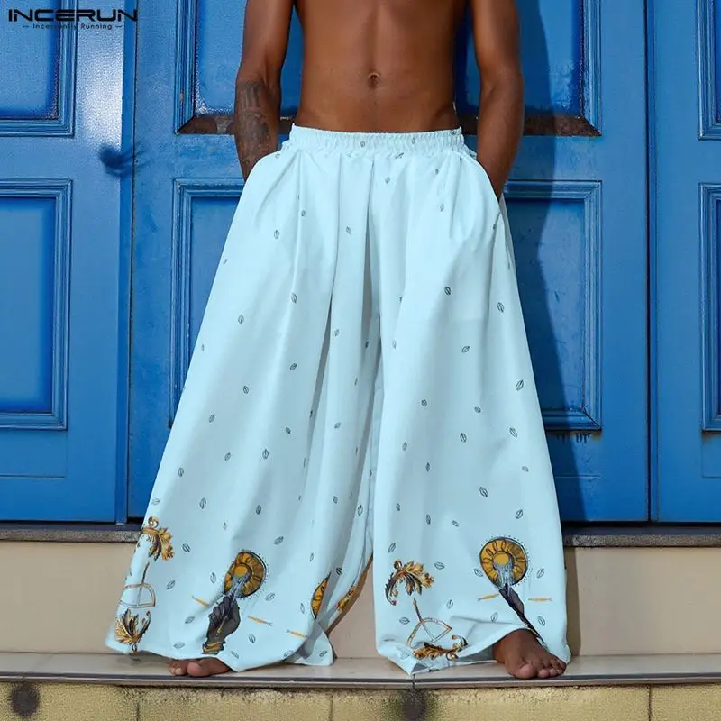 INCERUN Pantalones de Pierna A - Ethnic Fashion Men reseña y precio