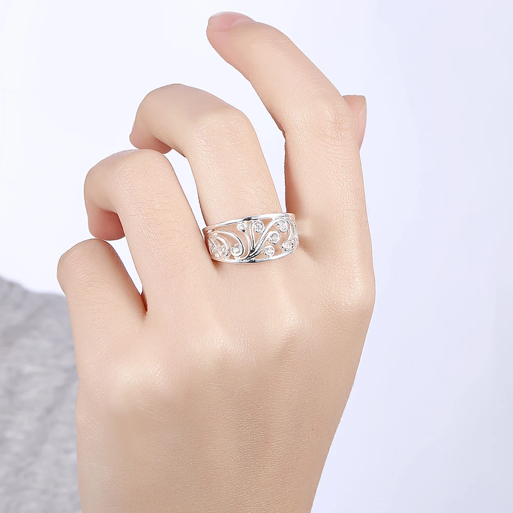 Nuevos anillos de plata de ley - Ethnic Fashion Brands reseña y precio