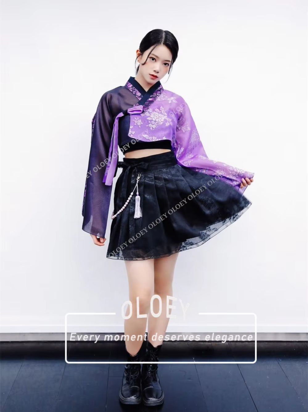 OLOEY Hanbok vintage negro y m - Hanbok Modern Set reseña y precio