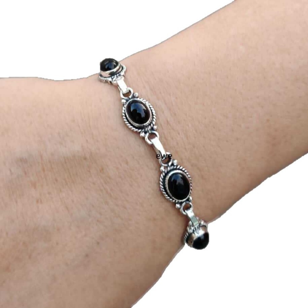 Pulseras Ajustables de Plata c - Ethnic Wear Men'S Fashion reseña y precio