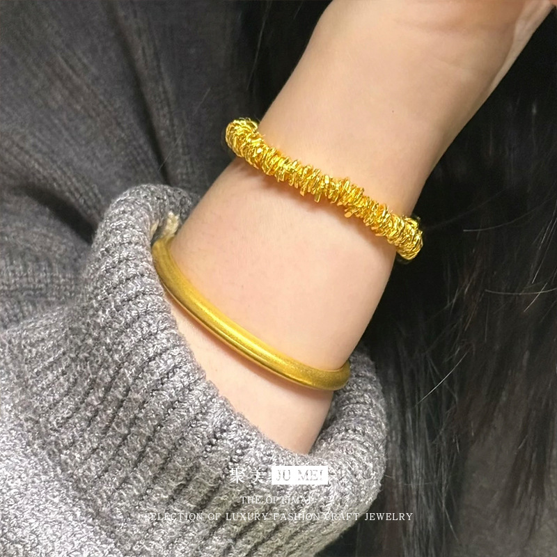Pulsera de oro real de 24 quil - Ethnic Fashion Store reseña y precio