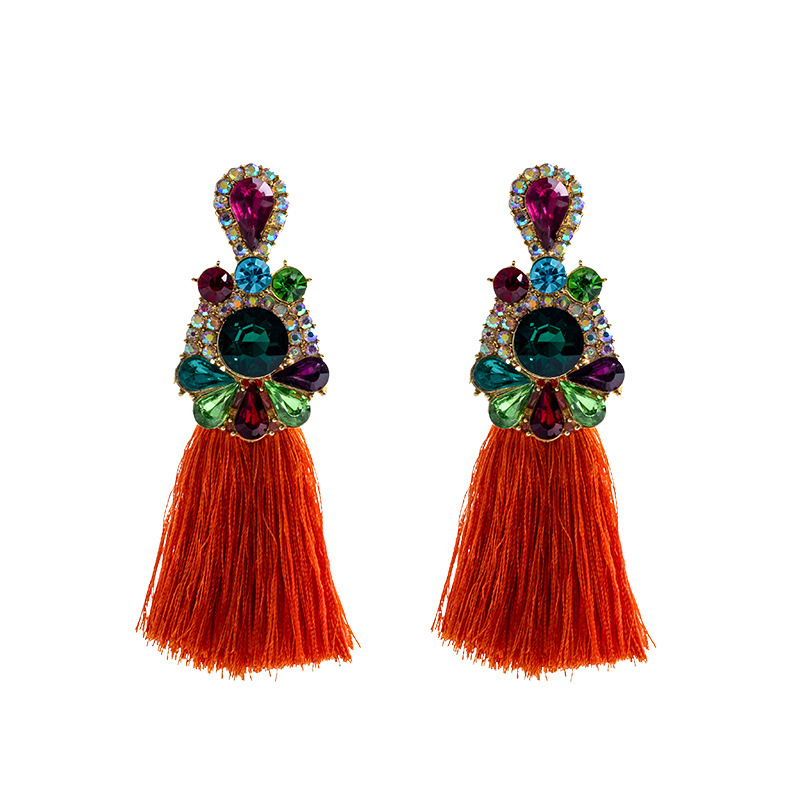Pendientes de moda con diamant - Ethnic Fashion Brands reseña y precio