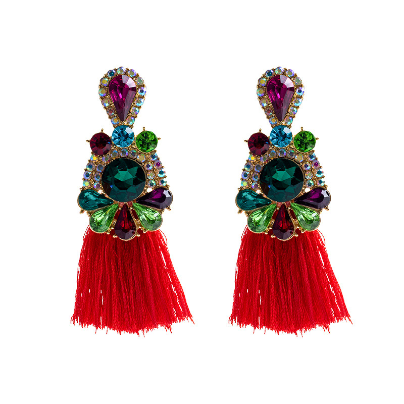 Pendientes de moda con diamant - Ethnic Fashion Brands reseña y precio