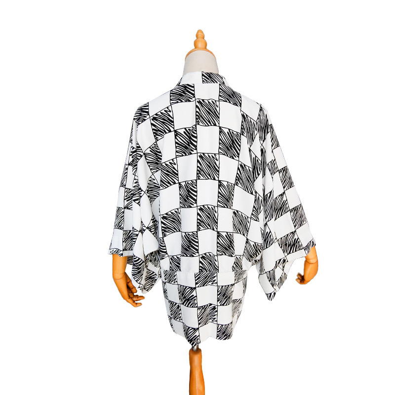 Chaqueta tejida de plumas de v - Haori Japanese Jacket reseña y precio